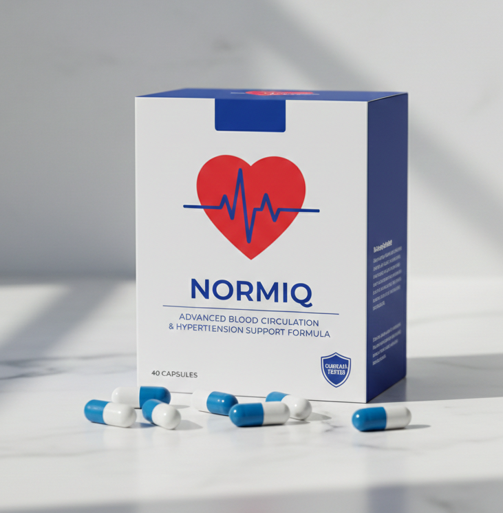 NORMIQ Premium Herz-Kreislauf Nahrungsergänzung - 40 Kapseln zur natürlichen Unterstützung
